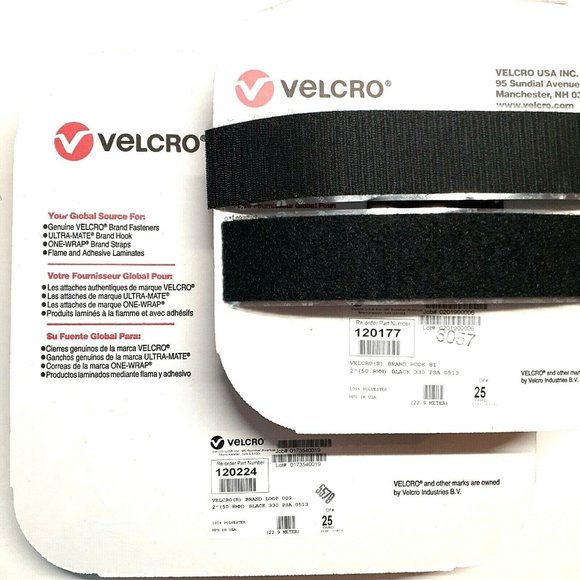 VELCRO® Brand 2" Wide HIGH-TACK Self Adhesive Hook and Loop Set - 1 YARD - Picture 6 of 6